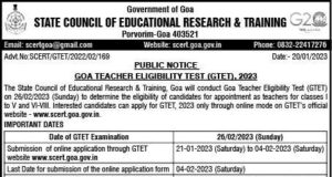 Goa Teacher Eligibility Test to be held on Feb 26