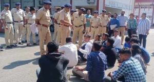 Ruckus at St Xavier’s College Mapusa following protest by ABVP over formation of student’s council
