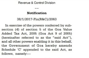 Goa notifies reduction in VAT on Aviation Turbine Fuel from 18 % to 8 %