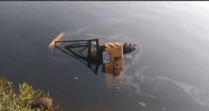 Crane falls into river at Vaghurme, Ponda; Operator meets watery grave