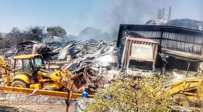 Inferno at Pilerne Paint Factory well under control, may take another day to fully extinguish: IDC Chairman