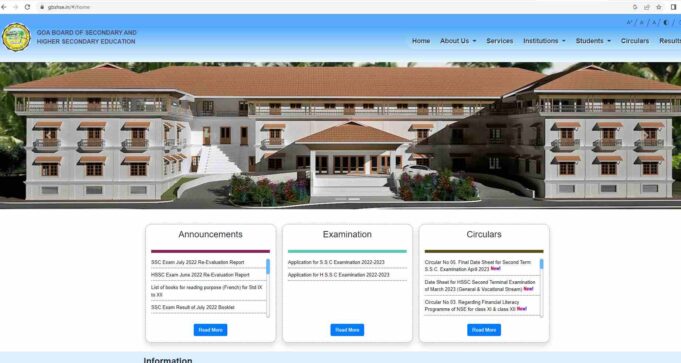 Goa Board releases dates for Term II exams of Std 10th and 12th