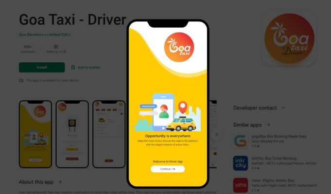 Govt announces Tax waivers for next 2 years to all taxi operators registering on Goa Taxi App