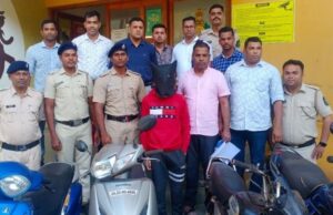 Two including a minor held by Mapusa Police for stealing 4 two-wheelers