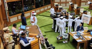 Opposition stages walkout over Mhadei issue on first day of Assembly Session