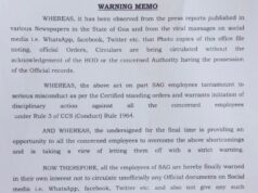 SAG warns staff against official document leaks on social media