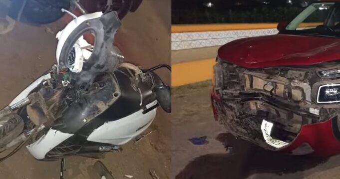 Two-wheeler rider dies in accident at Taleigao; family demands alcohol test on driver