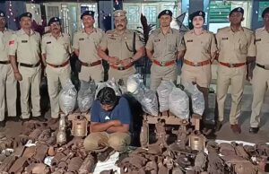 Rare theft case cracked by Colvale Police; one nabbed, Rs 20.32 lakh worth white gold recovered