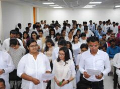 First batch of 100 students inducted at Dhargal’s All India Institute of Ayurveda