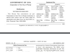 CCP notifies House Tax calculation pattern for FY 2023-24