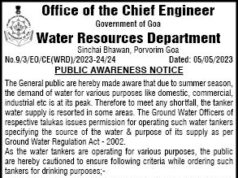 WRD asks public to exercise caution while ordering water tankers