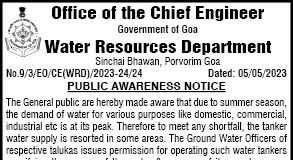 WRD asks public to exercise caution while ordering water tankers