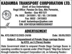 Govt invites applications from private bus owners for empanelment under Maji Bus Scheme