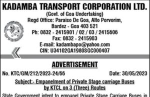 Govt invites applications from private bus owners for empanelment under Maji Bus Scheme