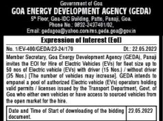 GEDA invites EOI for hiring 50 Electric Vehicles