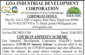 Covid Amnesty Scheme reducing penal interest imposed on industries to be valid till July 24
