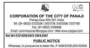 Kolbro to take up GIS based door to door survey of all properties in Panaji