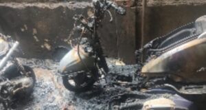 6 two-wheelers gutted in fire at Porvorim