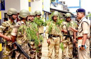 Anti hijack mock drill held by Indian Navy at INS Hansa