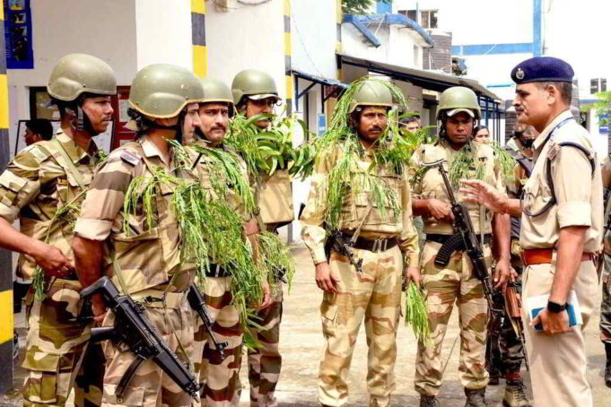 Anti hijack mock drill held by Indian Navy at INS Hansa