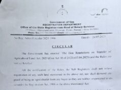 Allow sale of agriculture land till rules of law banning such sale are notified, Sub Registrars told