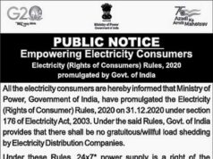 Consumers entitled for compensation for load shedding by power providers: Centre