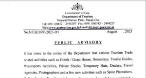 Tourism dept directs illegally operating tourism activities to register before Sept 15