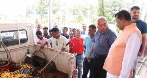 8ft marsh crocodile rescued near Raj Bhavan