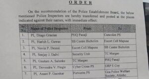 12 Police Inspectors Transferred ahead of festive season