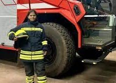 Disha Naik becomes India’s first certified woman firefighter to drive crash fire tender