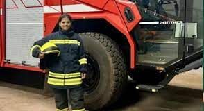 Disha Naik becomes India’s first certified woman firefighter to drive crash fire tender