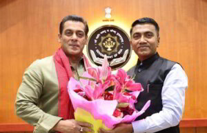 Salman Khan meets CM Pramod Sawant at Altinho after Red Carpet walk
