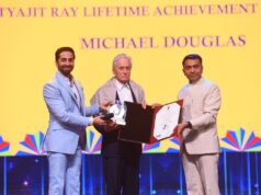 Hollywood actor and producer Michael Douglas honored with Satyajit Ray Lifetime Achievement Award