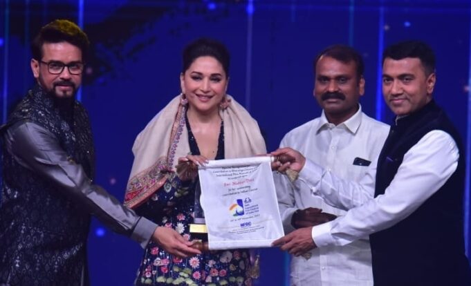Madhuri Dixit honoured with ‘Special Recognition for Contribution to Bharatiya Cinema’ Award