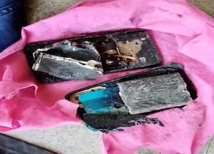 Youth injured in mobile blast at Curca