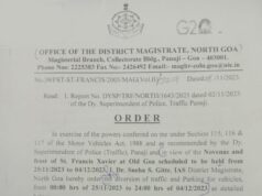 Traffic to be diverted from Nov 25 to Dec 4 in view of Old Goa Novenas and feast