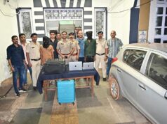 1.3 Kg gold seized from Abu Dhabi flight passenger at Mopa Airport