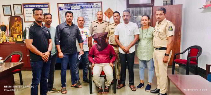 Corlim man arrested for stealing gold bangle from Mapusa Jewellery shop
