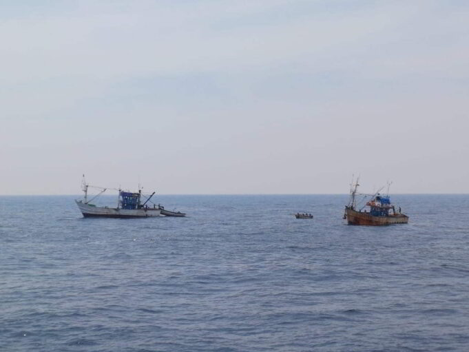 Goa registered fishing boat with 27 fishermen on board rescued by Coast Guards
