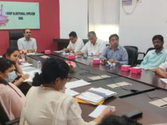 CEO holds meeting with political party representatives in view of Lok Sabha polls