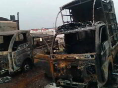 Massive fire erupts at garbage dump outside Sancoale Industrial Estate