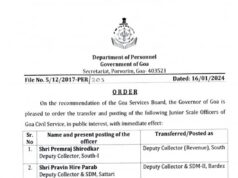 16 Goa govt officials transferred