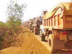 Six sand trucks seized by Bicholim police