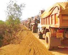 Six sand trucks seized by Bicholim police