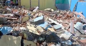 MPDA continues partial demolition of houses within funnel zone of Dabolim airport; 3 houses demolished today