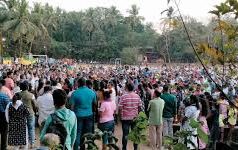 Shivaji maharaj statue row: Hundreds attend peaceful candlelight march at Sao Jose de Areal