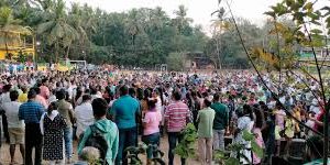 Shivaji maharaj statue row: Hundreds attend peaceful candlelight march at Sao Jose de Areal