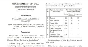 Agriculture machinery hiring time revised