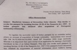 MEA to also accept revocation certificate as alternative document for OCI card applications