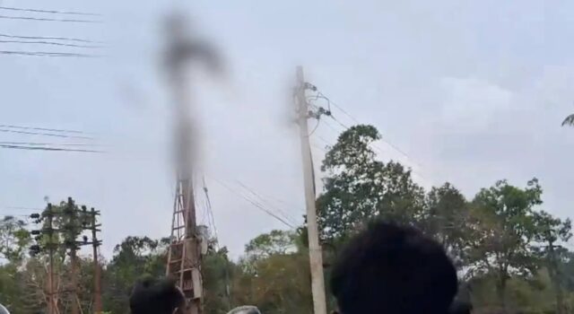 Lineman electrocuted while working on electric pole at Bicholim